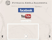 Tablet Screenshot of fundacjakrolasalomona.pl